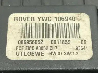 Автозапчастина б/у управління світлом для rover 75 (rj) 2.0 cdt посилання на oem iam ywc106940  
