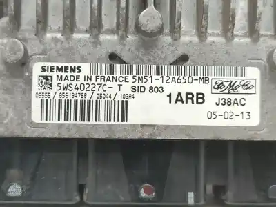 Автозапчастина б/у ебу контролер двигуна для ford focus ii turnier (da_, ffs, ds) 2.0 tdci посилання на oem iam 5m5112a650  