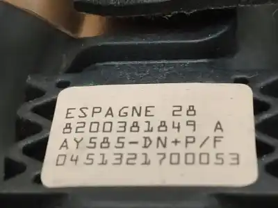 Автозапчасти б/у передняя левая подушка безопасности за renault megane ii (bm0/1_, cm0/1_) 1.5 dci (bm0f, bm0t, bm2b, cm0f, cm0t) ссылки oem iam 8200381849  
