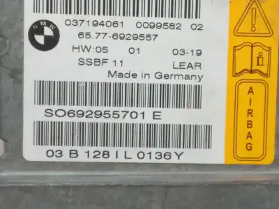 Tweedehands auto-onderdeel airbag besturingseenheid voor bmw 7 (e65, e66, e67) 730 d oem iam-referenties 65776929557  