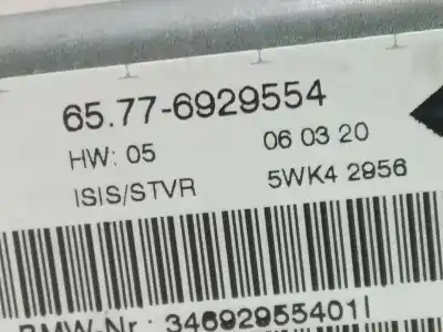 Second-hand car spare part airbag control unit for bmw 7 (e65, e66, e67) 730 d oem iam references 65776929554  