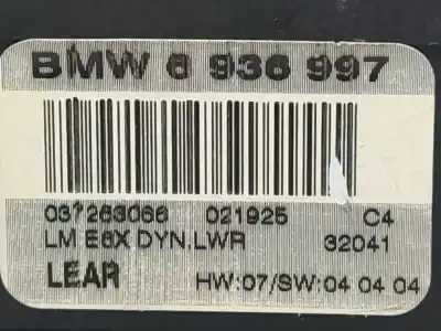Peça sobressalente para automóvel em segunda mão centralina de luzes por bmw 7 (e65, e66, e67) 730 d referências oem iam 6936997  