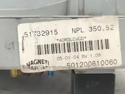 Second-hand car spare part fuse box unit for fiat idea (350_) 1.3 d multijet oem iam references 51732915  