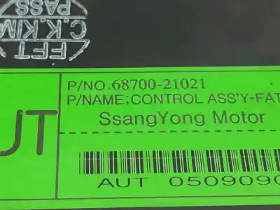 Автозапчасти б/у климат-контроль за ssangyong rodius i 2.7 xdi ссылки oem iam 6870021021  