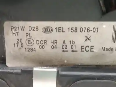 Peça sobressalente para automóvel em segunda mão farol / farolim direito por bmw 7 (e65, e66, e67) 730 d referências oem iam 15621000re  