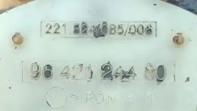 Автозапчастина б/у індикатор для peugeot 206 fastback (2a/c) 1.4 hdi eco 70 посилання на oem iam 9642124480  