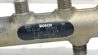 Pezzo di ricambio per auto di seconda mano rampa iniettori per peugeot 206 fastback (2a/c) 1.4 hdi eco 70 riferimenti oem iam 9641509480  