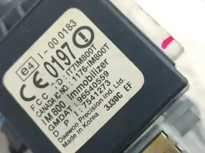 Second-hand car spare part ignition switch for daewoo kalos (klas) 1.2 oem iam references 96540559  