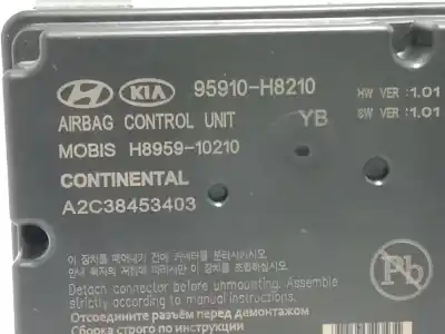 İkinci el araba yedek parçası hava yastigi kontrol ünitesi için kia stonic (yb) 1.0 t-gdi eco-dynamics+ oem iam referansları 95910h8210  