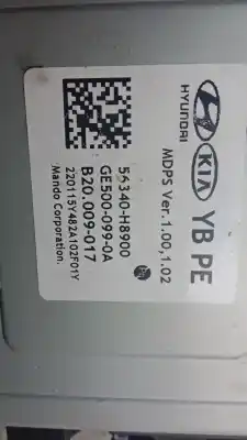 Pezzo di ricambio per auto di seconda mano piantone dello sterzo per kia stonic (yb) 1.0 t-gdi eco-dynamics+ riferimenti oem iam 56340h8900  