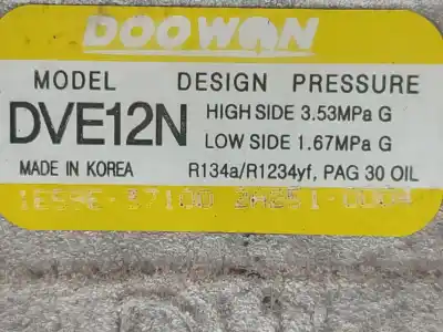 İkinci el araba yedek parçası klima kompresörü için kia stonic (yb) 1.0 t-gdi eco-dynamics+ oem iam referansları dve12n  