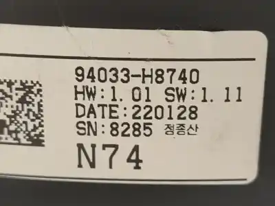 İkinci el araba yedek parçası enstrüman paneli için kia stonic (yb) 1.0 t-gdi eco-dynamics+ oem iam referansları 94033h8740  