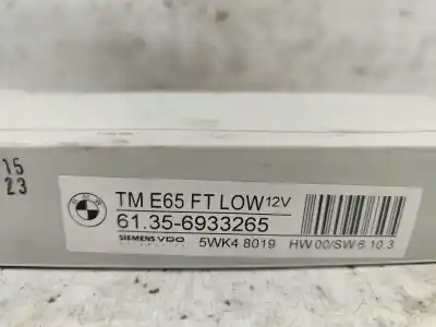 Pezzo di ricambio per auto di seconda mano modulo comfort per bmw 7 (e65, e66, e67) 730 d riferimenti oem iam 61356933265  