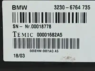 Peça sobressalente para automóvel em segunda mão módulo eletrônico por bmw 7 (e65, e66, e67) 730 d referências oem iam 32306764735  
