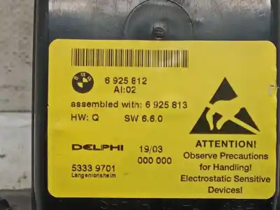 Peça sobressalente para automóvel em segunda mão módulo eletrônico por bmw 7 (e65, e66, e67) 730 d referências oem iam 6925812  