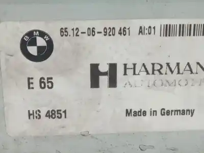 Piesă de schimb auto la mâna a doua modul electrotic pentru bmw 7 (e65, e66, e67) 730 d referințe oem iam 651206920461  