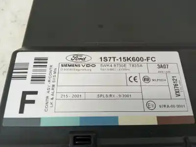 Автозапчастина б/у електронний модуль для ford focus i (daw, dbw) 1.6 16v посилання на oem iam 1s7t15k600fc  