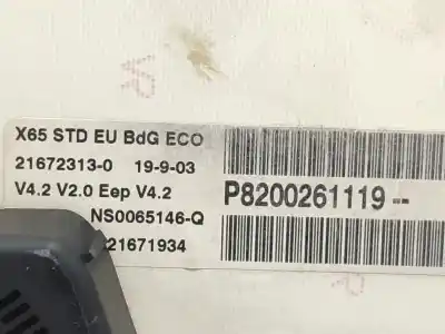 Peça sobressalente para automóvel em segunda mão quadrante por renault clio ii (bb_, cb_) 1.5 dci (b/cb07) referências oem iam 8200261119  