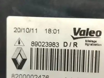 Автозапчастина б/у центральний задній ламп для renault laguna ii (bg0/1_) 1.9 dci (bg0r, bg0e) посилання на oem iam 8200002476  