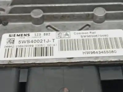 Автозапчасти б/у блок управления двигателем за citroen c3 i (fc_, fn_) 1.4 hdi ссылки oem iam 9650670480  