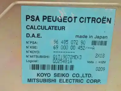 İkinci el araba yedek parçası elektronik modül için citroen c3 i (fc_, fn_) 1.4 hdi oem iam referansları 9648507280  