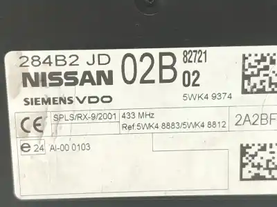 Peça sobressalente para automóvel em segunda mão módulo de confort / bsi /bcm por nissan qashqai / qashqai +2 i (j10, nj10, jj10e) 2.0 dci referências oem iam 284b2jd02b  