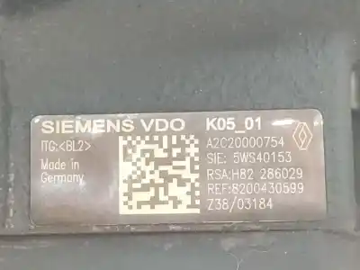 Pezzo di ricambio per auto di seconda mano pompa diniezione per renault megane ii (bm0/1_, cm0/1_) 1.5 dci (bm1e, cm1e) riferimenti oem iam 167008859r  