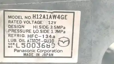 Автозапчастина б/у компресор кондиционера для mazda cx-7 (er) 2.2 mzr-cd awd (er10a) посилання на oem iam h12a1aw4ge  