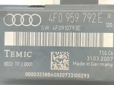 Автозапчасти б/у электронный модуль за audi a6 avant (4f5) 3.0 tdi quattro (171kw) ссылки oem iam 4f0959792e  