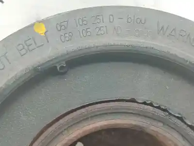 Автозапчастина б/у шків колінчастого вала для audi a6 avant (4f5) 3.0 tdi quattro (171kw) посилання на oem iam 057105251d  