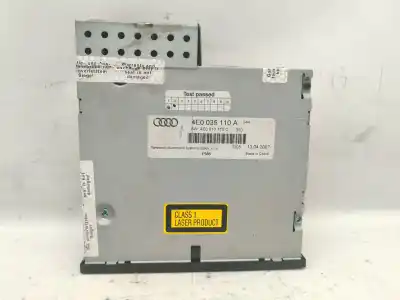 Second-hand car spare part audio system / radio cd for audi a6 avant (4f5) 3.0 tdi quattro (171kw) oem iam references 4e0035110a  
