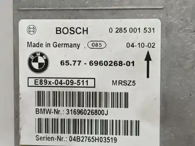 Peça sobressalente para automóvel em segunda mão centralina de airbag por bmw 1 (e87) 118 d referências oem iam 6577696026801  