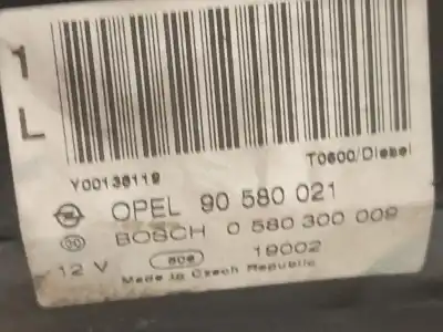 Автозапчастина б/у індикатор для opel zafira a monospace (t98) 2.0 dti 16v (f75) посилання на oem iam 90580021  