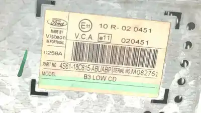 Автозапчасти б/у аудиосистема / радио cd за ford fusion (ju_) 1.6 tdci ссылки oem iam 4s6118c815ab  