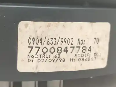 İkinci el araba yedek parçası enstrüman paneli için renault megane scenic (ja0/1_) 1.9 d (ja0j) oem iam referansları 7700847784  