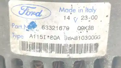 Автозапчасти б/у генератор за ford focus i (daw, dbw) 1.6 16v ссылки oem iam 1708472  