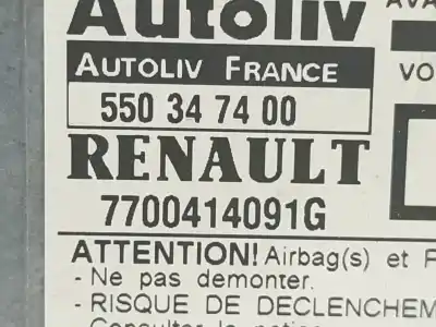 Second-hand car spare part airbag control unit for renault megane i (ba0/1_) 1.4 e (ba0e, ba0v) oem iam references 7700414091g  