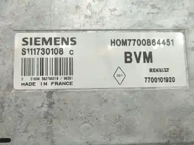Автозапчасти б/у блок управления двигателем за renault megane i (ba0/1_) 1.4 e (ba0e, ba0v) ссылки oem iam 7700864451  
