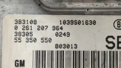 Second-hand car spare part ecu engine control for opel agila edition oem iam references 0261207964  
