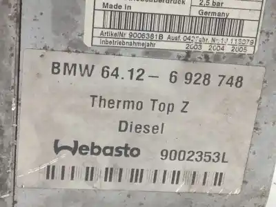 Peça sobressalente para automóvel em segunda mão motor de sofagem por bmw 7 (e65, e66, e67) 730 d referências oem iam 64126928748  