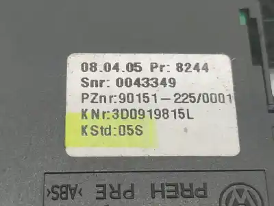 Tweedehands auto-onderdeel schakelaar voor volkswagen phaeton (3d1, 3d2, 3d3, 3d4, 3d6, 3d7, 3d8, 3d9) 3.0 v6 tdi 4motion oem iam-referenties 3d0919815l  