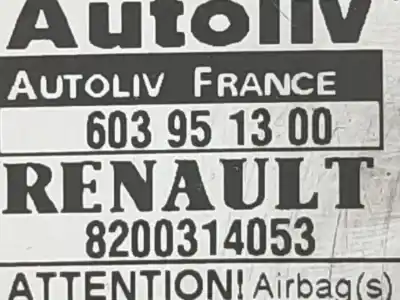Автозапчастина б/у блок управління подушками безпеки для renault kangoo express (fc0/1_) 1.5 dci (fc08, fc09) посилання на oem iam 8200314053 603951300 
