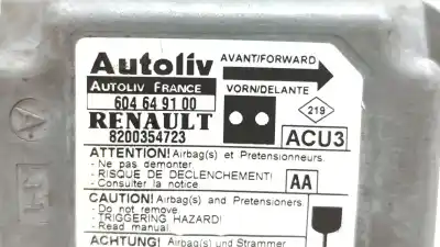Автозапчастина б/у блок управління подушками безпеки для renault kangoo (kc0/1_) 1.5 dci (kc08, kc09) посилання на oem iam 8200354723  