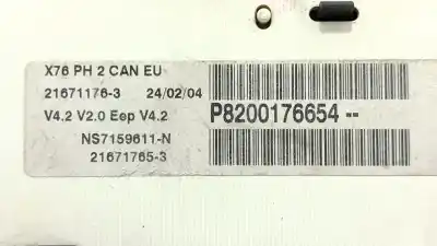 Second-hand car spare part dashboard for renault kangoo (kc0/1_) 1.5 dci (kc08, kc09) oem iam references 8200176654  