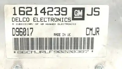 Second-hand car spare part ecu engine control for opel corsa b (s93) 1.4 i 16v (f08, f68, m68) oem iam references 16214239  