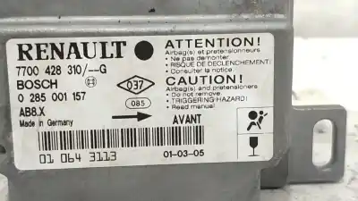 Автозапчасти б/у блок управления подушками безопасности за renault clio ii (bb_, cb_) 1.9 d (b/cb0e, bb0j) ссылки oem iam 7700428310  