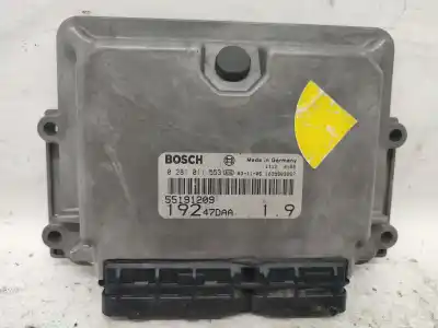 Pièce détachée automobile d'occasion calculateur moteur ecu pour fiat stilo multi wagon (192_) 1.9 jtd références oem iam 55191209