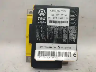 Pièce détachée automobile d'occasion BOITIER DE COMMANDE D'AIRBAG pour VOLKSWAGEN POLO (9N_, 9A_)  Références OEM IAM 6Q0909605AE  