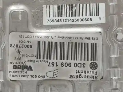 Peça sobressalente para automóvel em segunda mão balastro de xenon por volkswagen phaeton (3d1, 3d2, 3d3, 3d4, 3d6, 3d7, 3d8, 3d9) 3.0 v6 tdi 4motion referências oem iam 3d0909157  