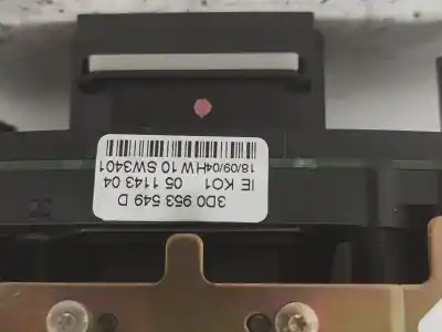 Pezzo di ricambio per auto di seconda mano comando multifunzione per volkswagen phaeton (3d1, 3d2, 3d3, 3d4, 3d6, 3d7, 3d8, 3d9) 3.0 v6 tdi 4motion riferimenti oem iam 3d0953549d  